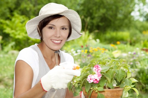 Garden maintenance work under service terms